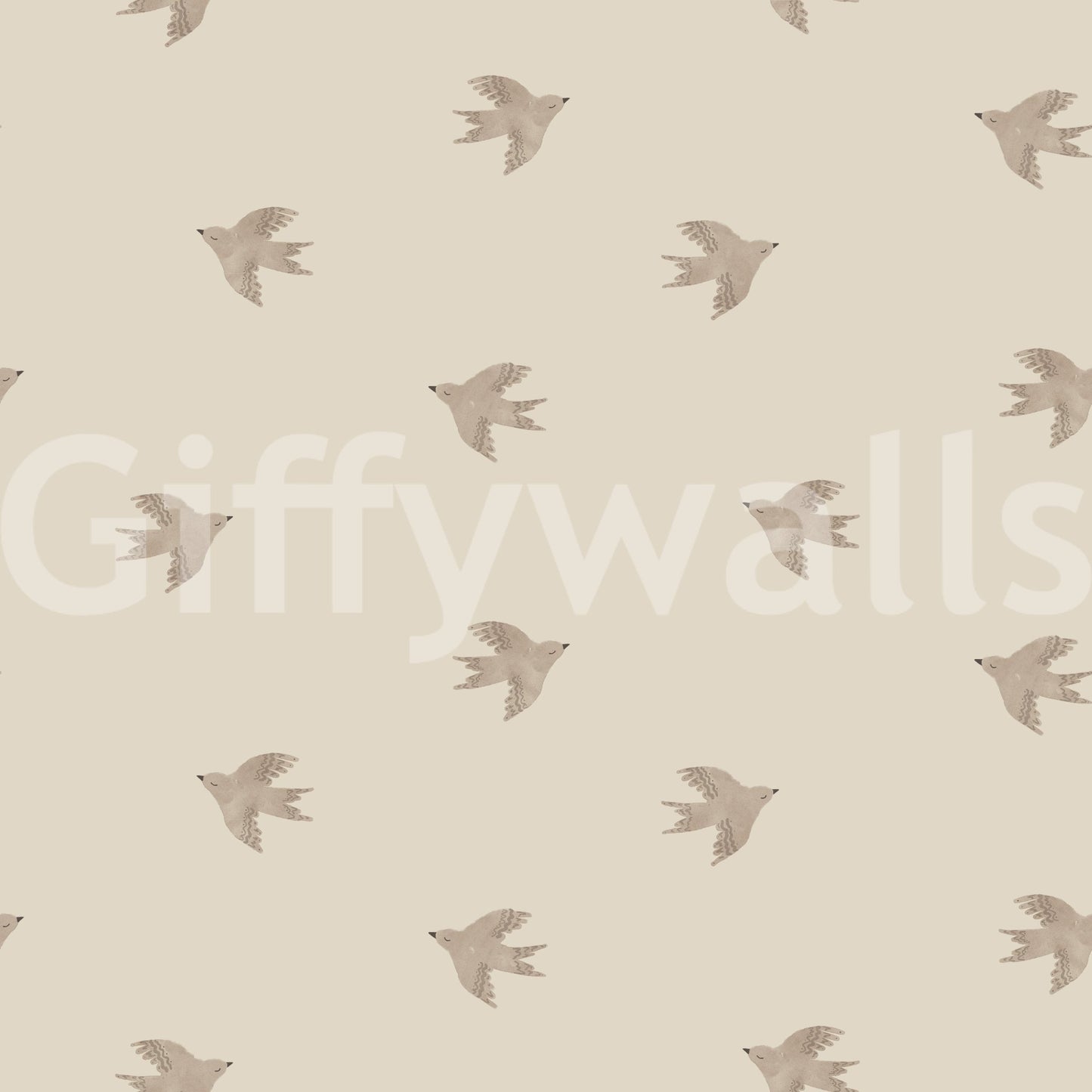 Dreamy Birds Summer Sand Wallpaper⁠