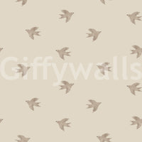 Dreamy Birds Summer Sand Wallpaper⁠