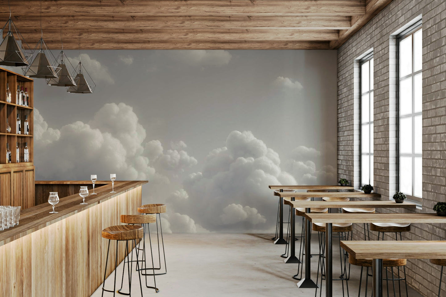 Dreamy Cloud Dancer Wall Mural