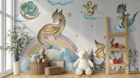 Fantasy Dragon Tales Kids Wall Art
