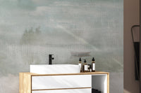 Muted Waterscape Wallpaper for Walls B664
