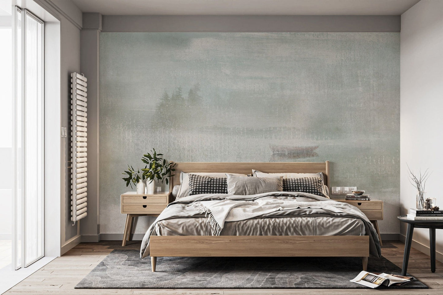 Nature-Inspired Misty Lake Wall Art B664
