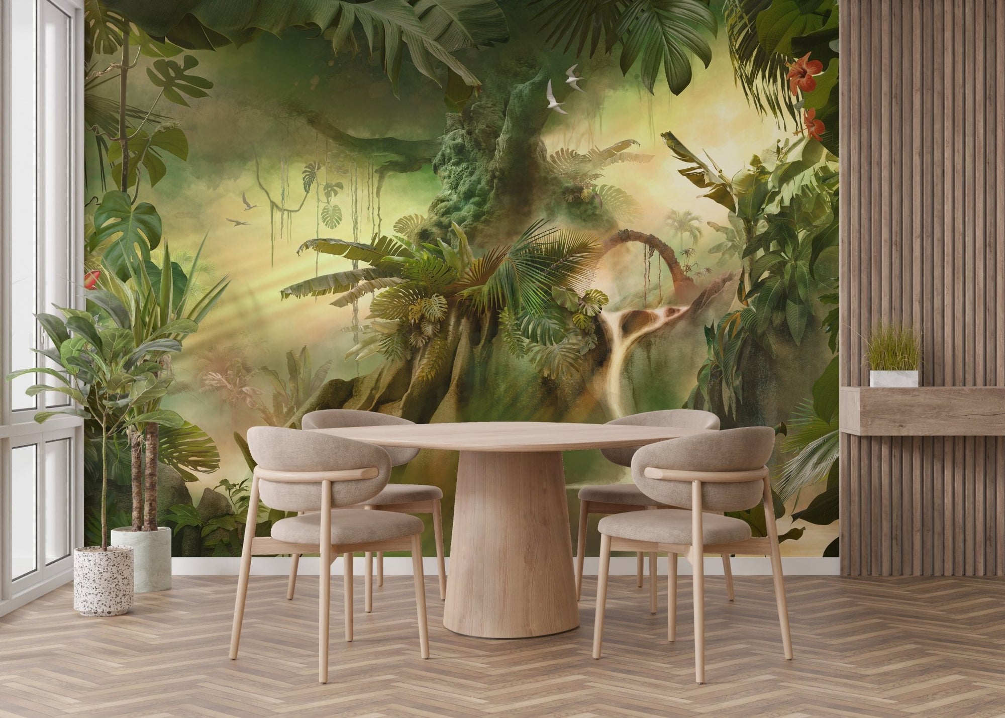 Dreamy forest wallpaper mural for walls
 A590