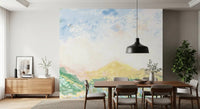 Every section of this dreamy meadow wall mural feels worked in loose, painterly oils.GD9596