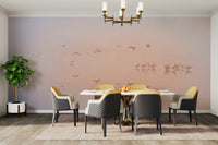 Soft light misty landscape
