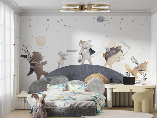 Starry Night Kids Wall Mural C542, C239