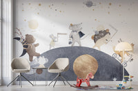 Whimsical Night Sky Wallpaper C542
