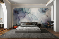 Romantic floral design of Dreamy Petals 2 wall mural.