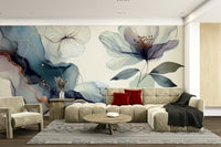 A sophisticated garden wallpaper mural for a feature wall., GD4578