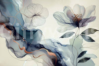 A high-quality serene garden wall mural for walls., GD4578