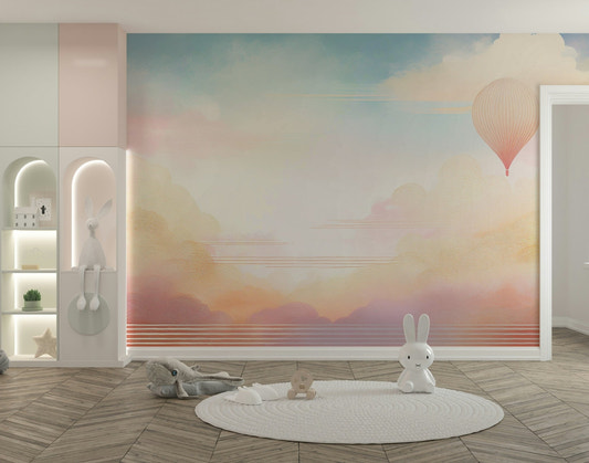 Dreamy Sky Adventure Wall Mural for Bedrooms


