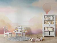Sky Adventure Wall Mural with a Whimsical Touch, GD1666