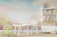 Whimsical Sky Adventure Wall Mural for Nursery, GD1666