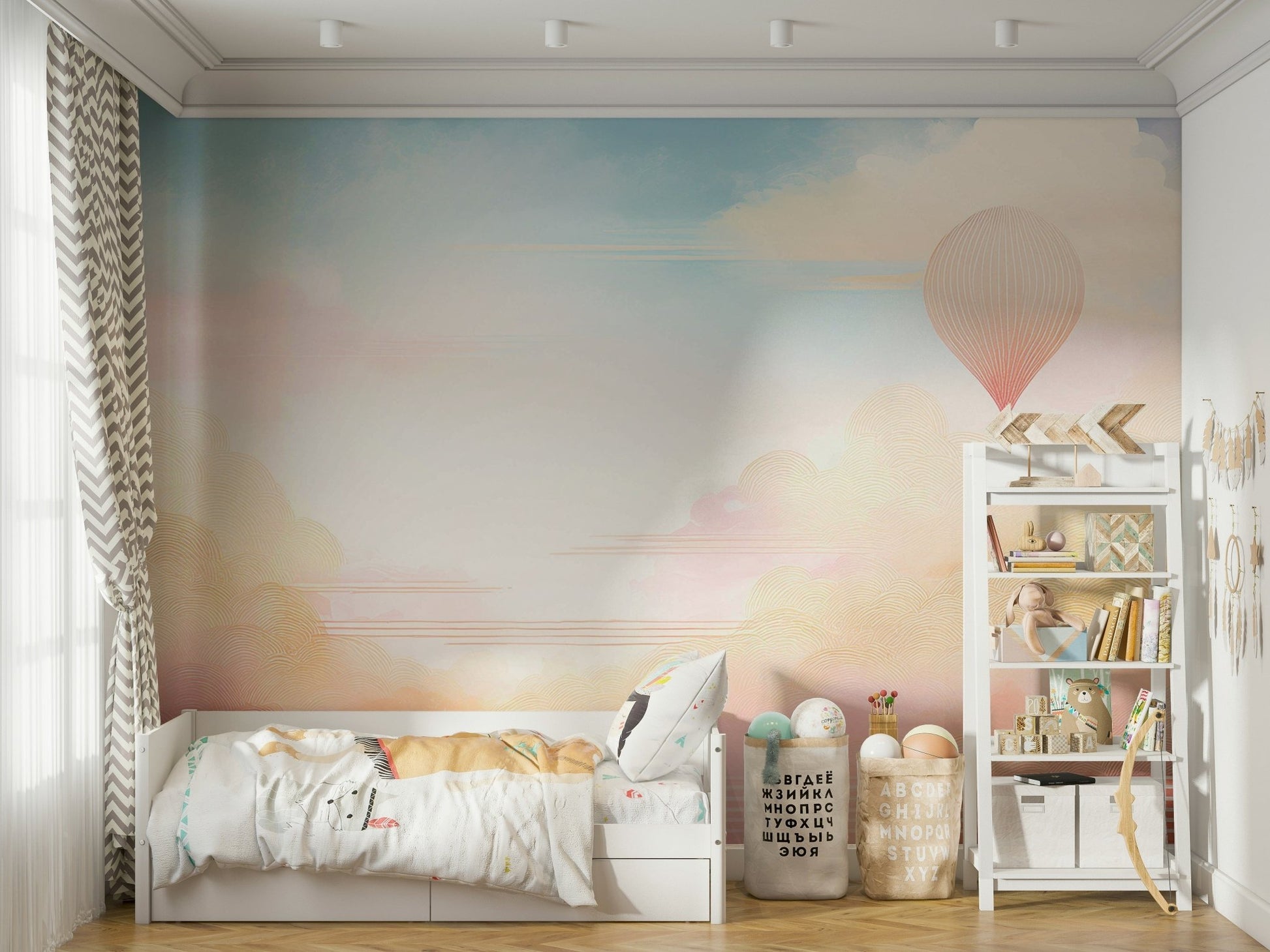 Tranquil Dreamy Sky Wall Mural for Peaceful Rooms, GD1666