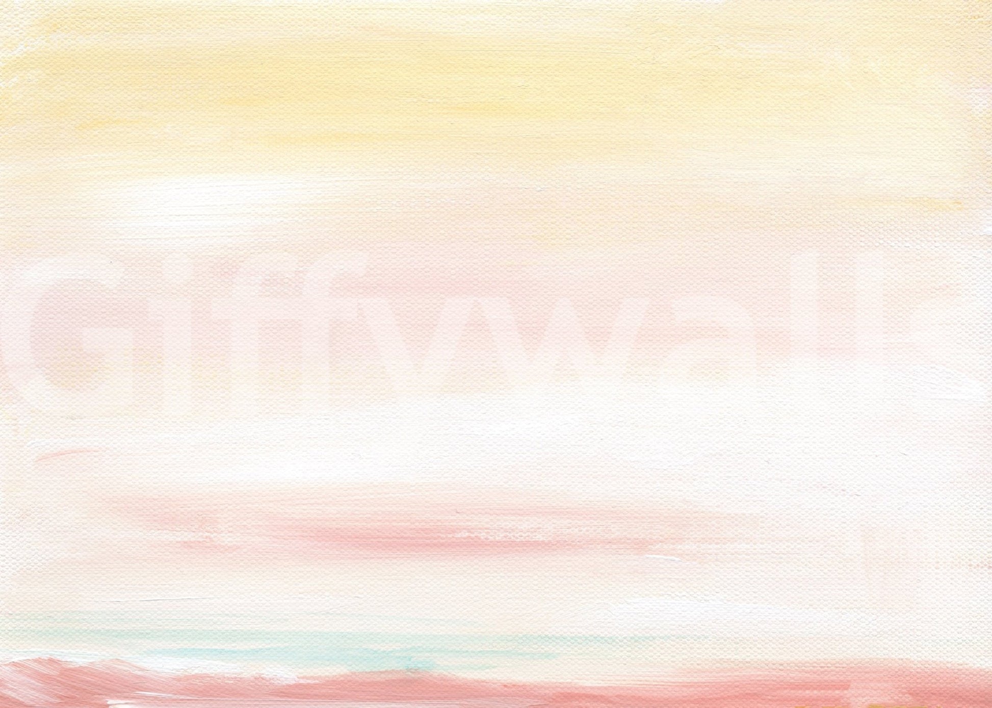 Painterly brushmarks on dreamy sky Wall Mural are highly detailed for a unique look.