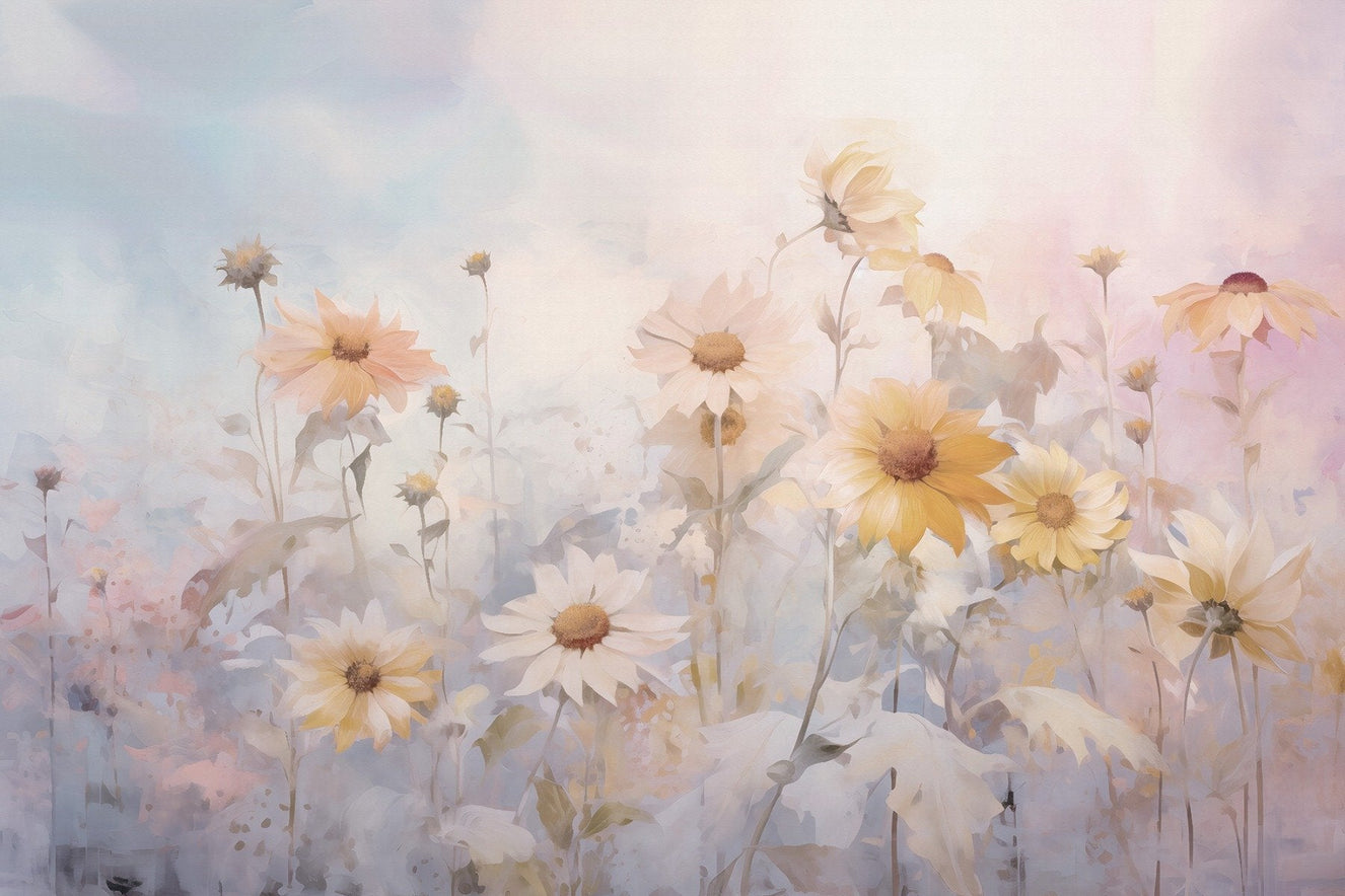 Pastel Marigold Elegance Wallpaper Mural | IN