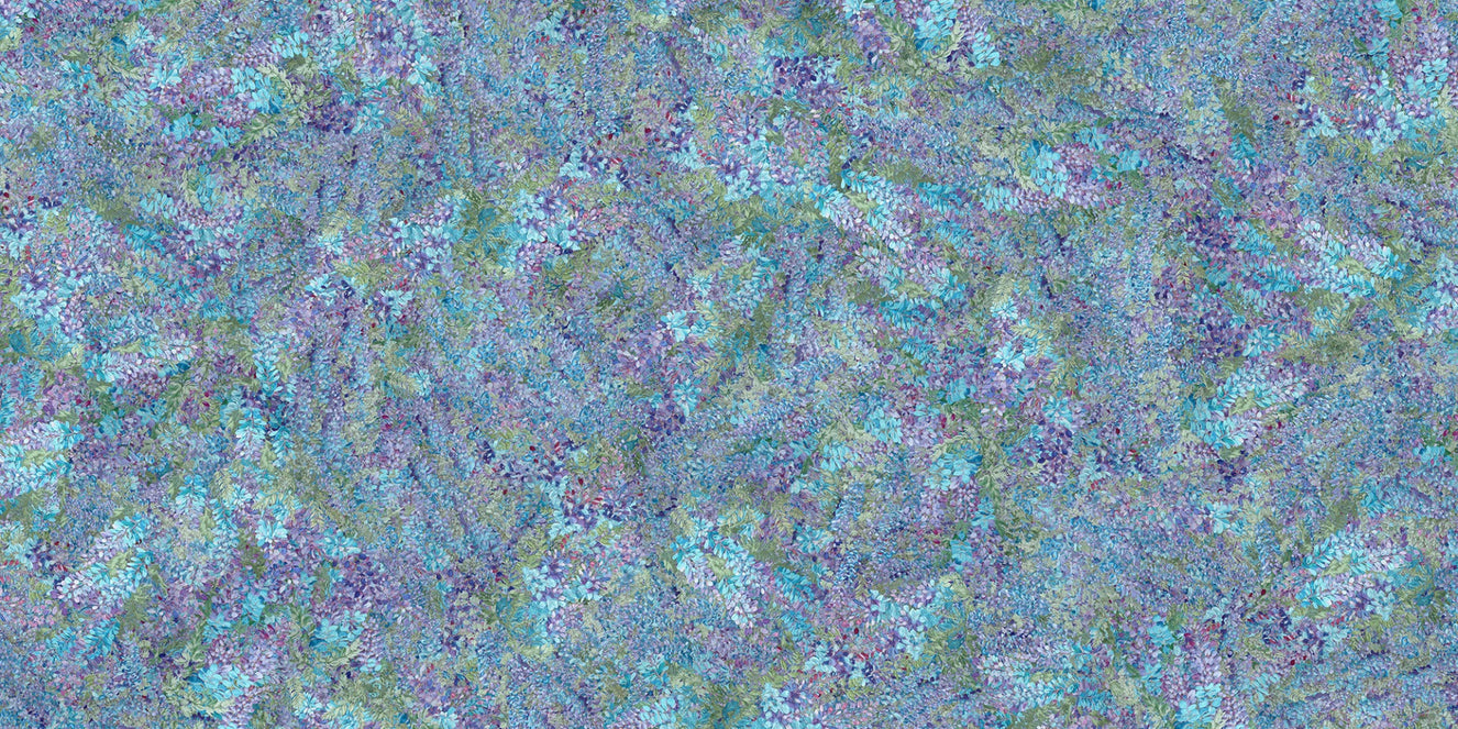 lavender leaf luminary mural wallpaper