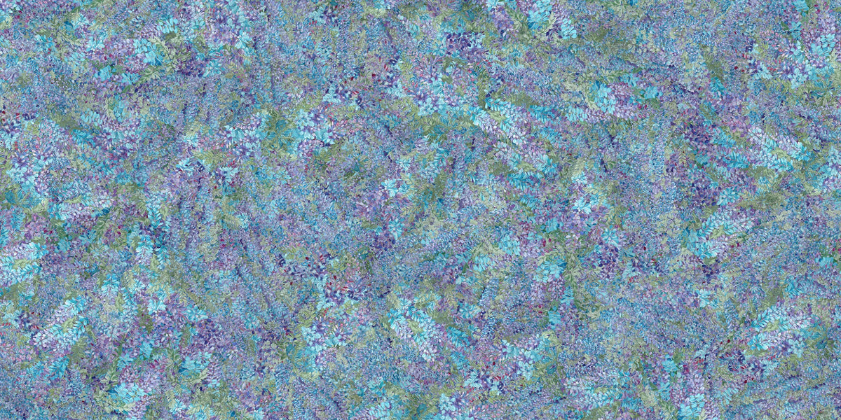 lavender leaf luminary mural wallpaper