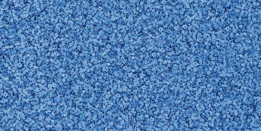 Mystic bluebird and floral mural wallpaper