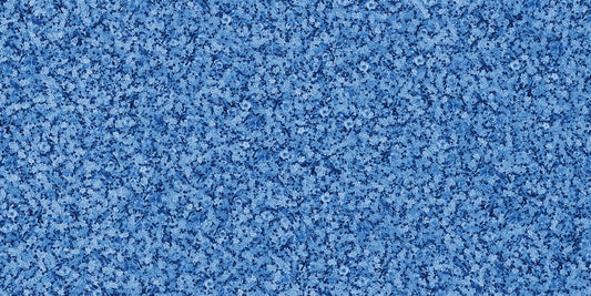 Mystic bluebird and floral mural wallpaper