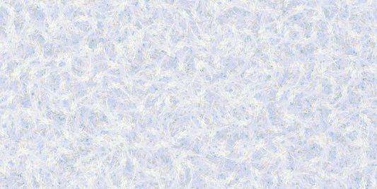 Blue ethereal leaves mural wallpaper