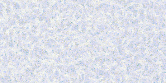 Blue ethereal leaves mural wallpaper