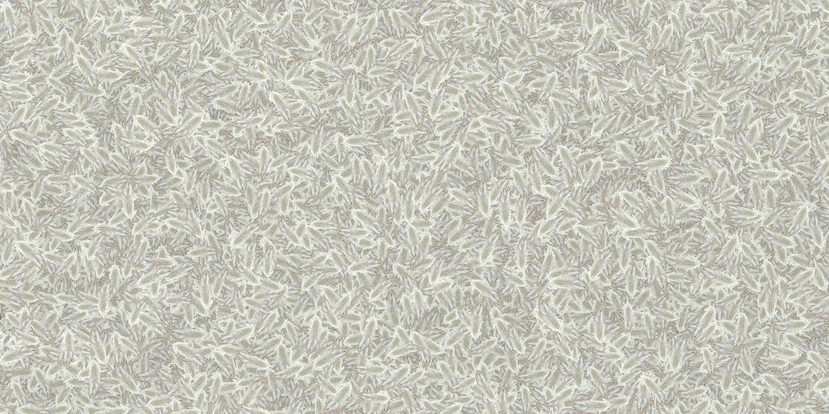 Green Icarus feathers mural wallpaper in your room — zoomed