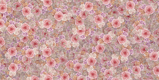 rose petal watercolour mural wallpaper