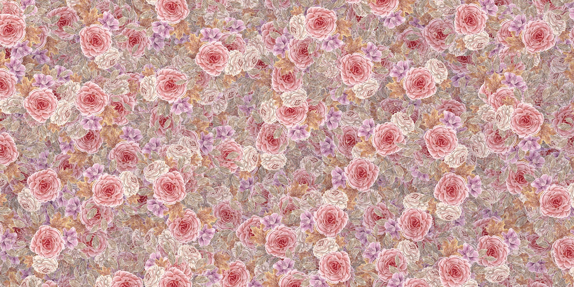 rose petal watercolour mural wallpaper