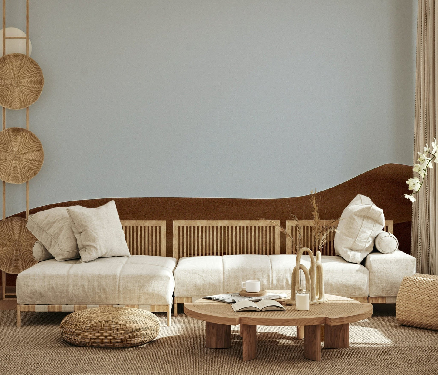  Abstract desert scenery on the Dunes Under the Sun Wall Mural.