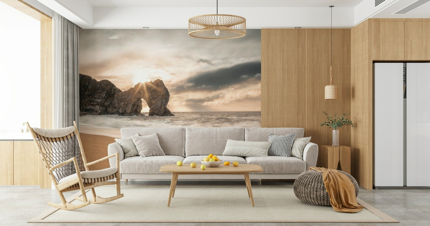 Majestic Durdle Door coastline, wall mural, seaside panorama., GD7102
