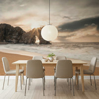 Gritty Durdle Door cliff, wall mural, breathtaking seaside scene., GD7102