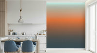 Dusk Horizon wall décor vibrant ombre pattern design