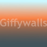 Seamless Dusk Horizon wall product orange evening mood