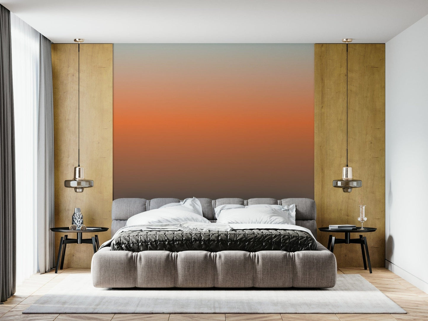 Peel and stick mural Dusk Horizon serene color blend