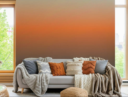 Wall Dusk Horizon panel light blue dark grey artistic