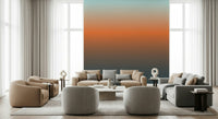 Sky orange gray wallpaper for walls aesthetic gradient