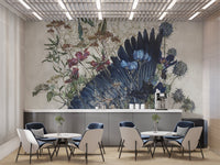 Dusk Till Dawn Floral Mural - Giffywalls