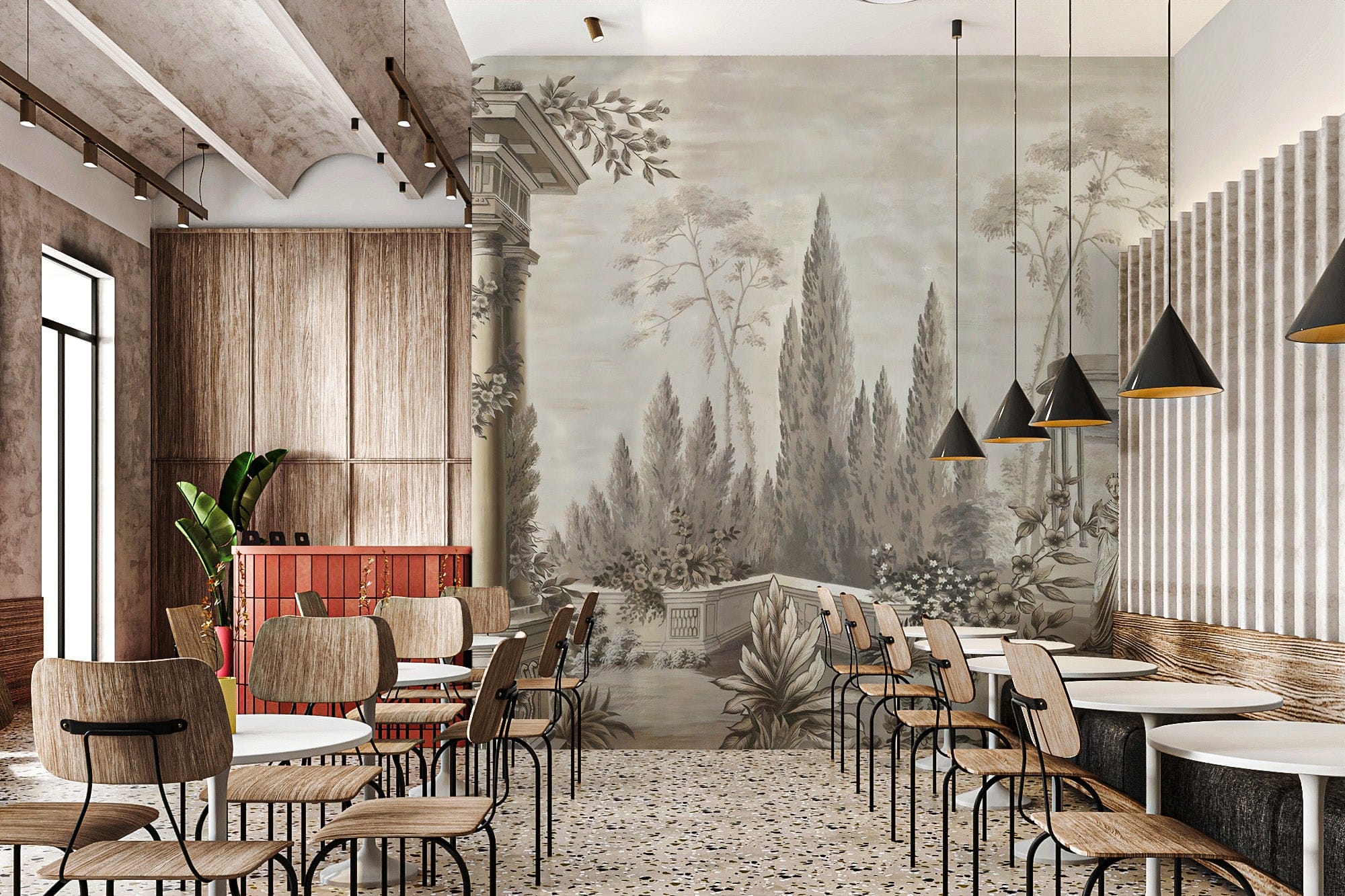 Dusky Forestry Fort Wallpaper Murals A517