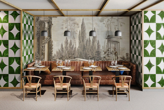 Dusky Forestry Fort Wallpaper Murals