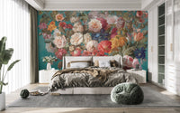 Timeless Dutch-themed peel-and-stick wall mural patterns B478