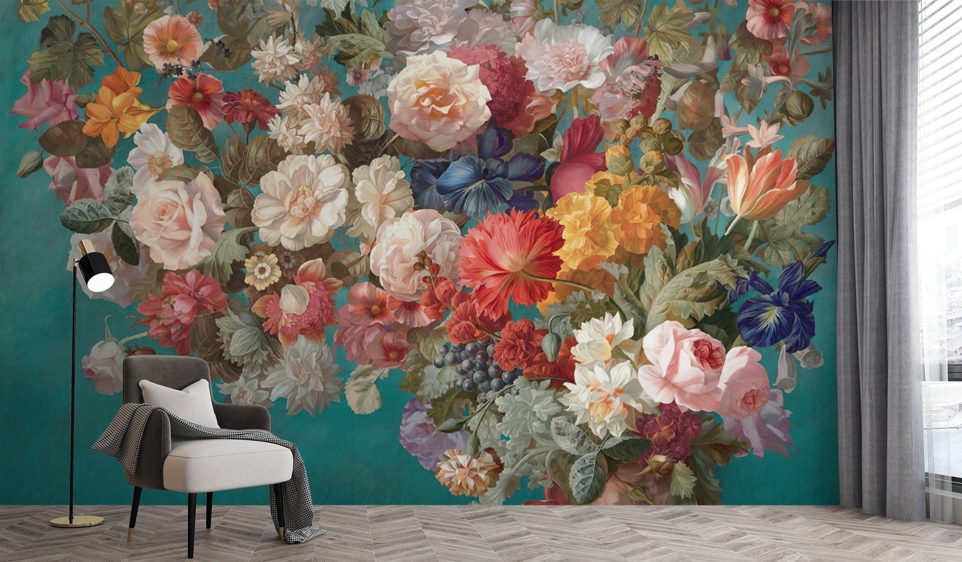 Sophisticated Dutch peel-and-stick murals for easy decor B478