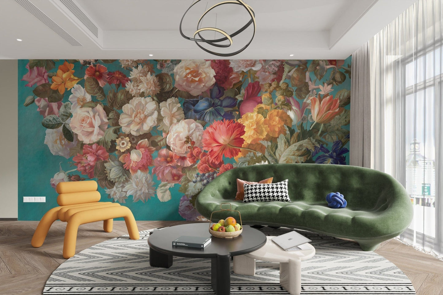 Stylish Dutch art-inspired wall murals for statement walls B478