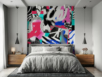 A classic abstract design wallpaper for walls.