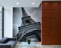 Artistic Eiffel Tower wallpaper with strong contrast

