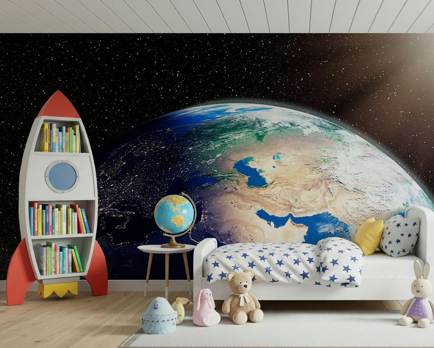 Earth from Space Wall Mural