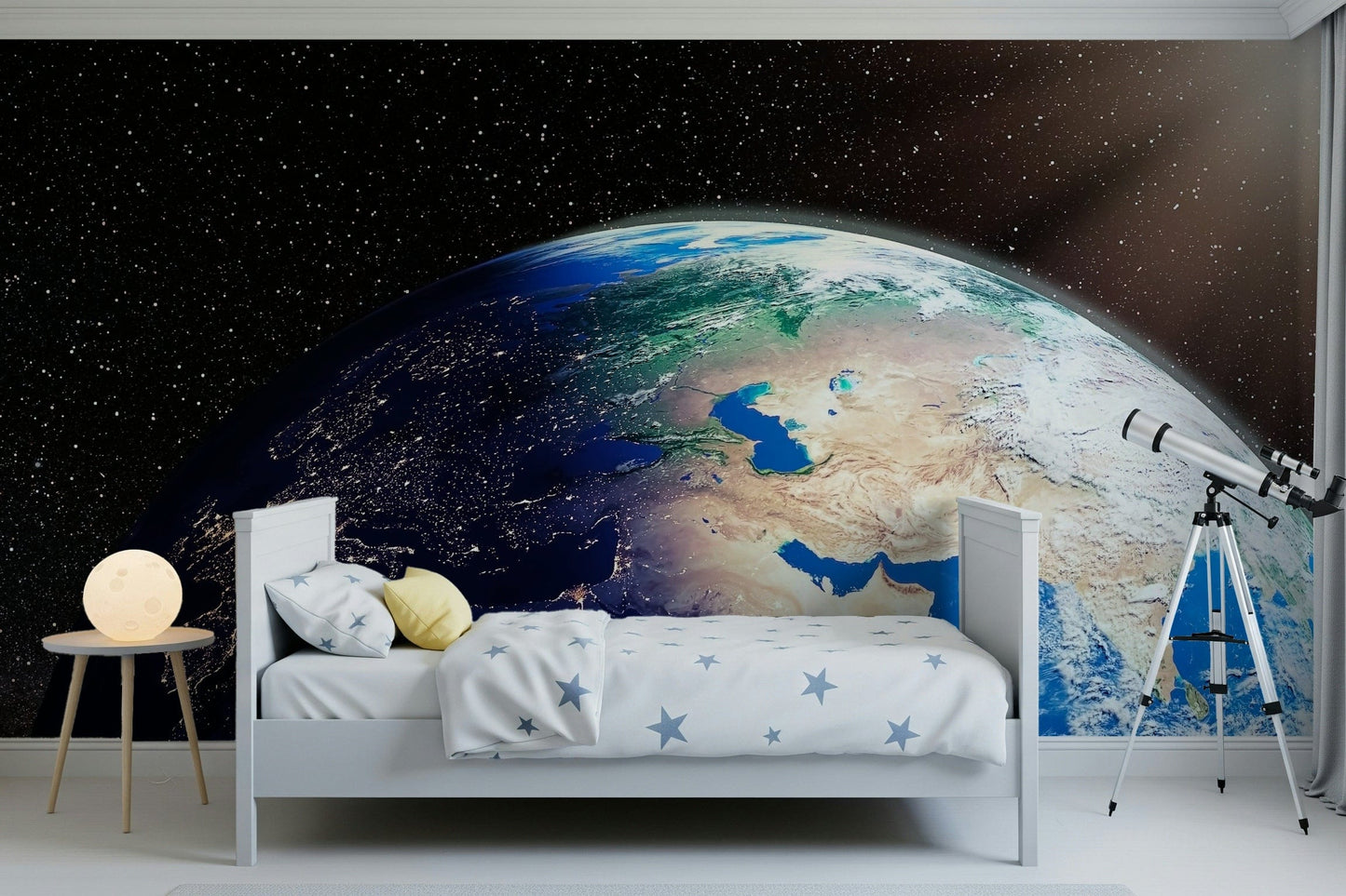 Earth from Space Wall Mural