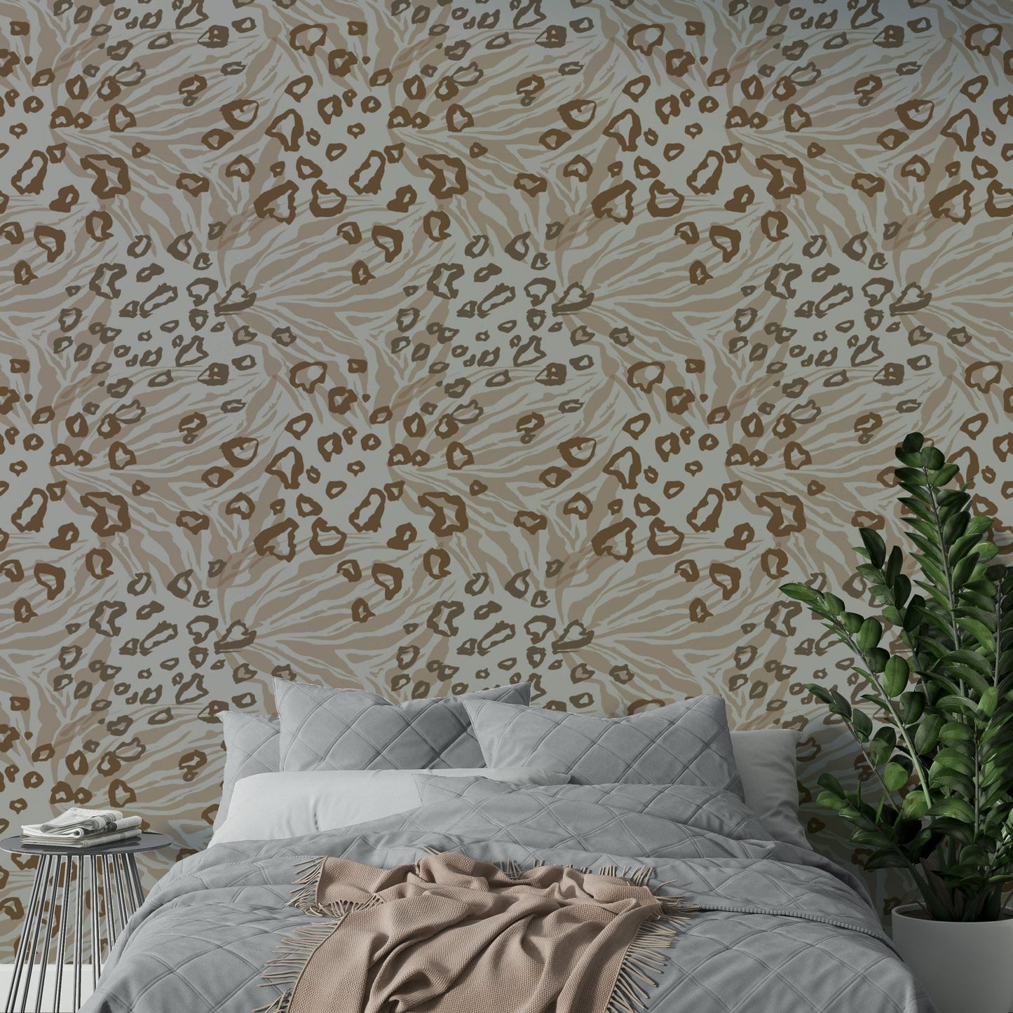 Earth Tones Animalia Wallpaper⁠