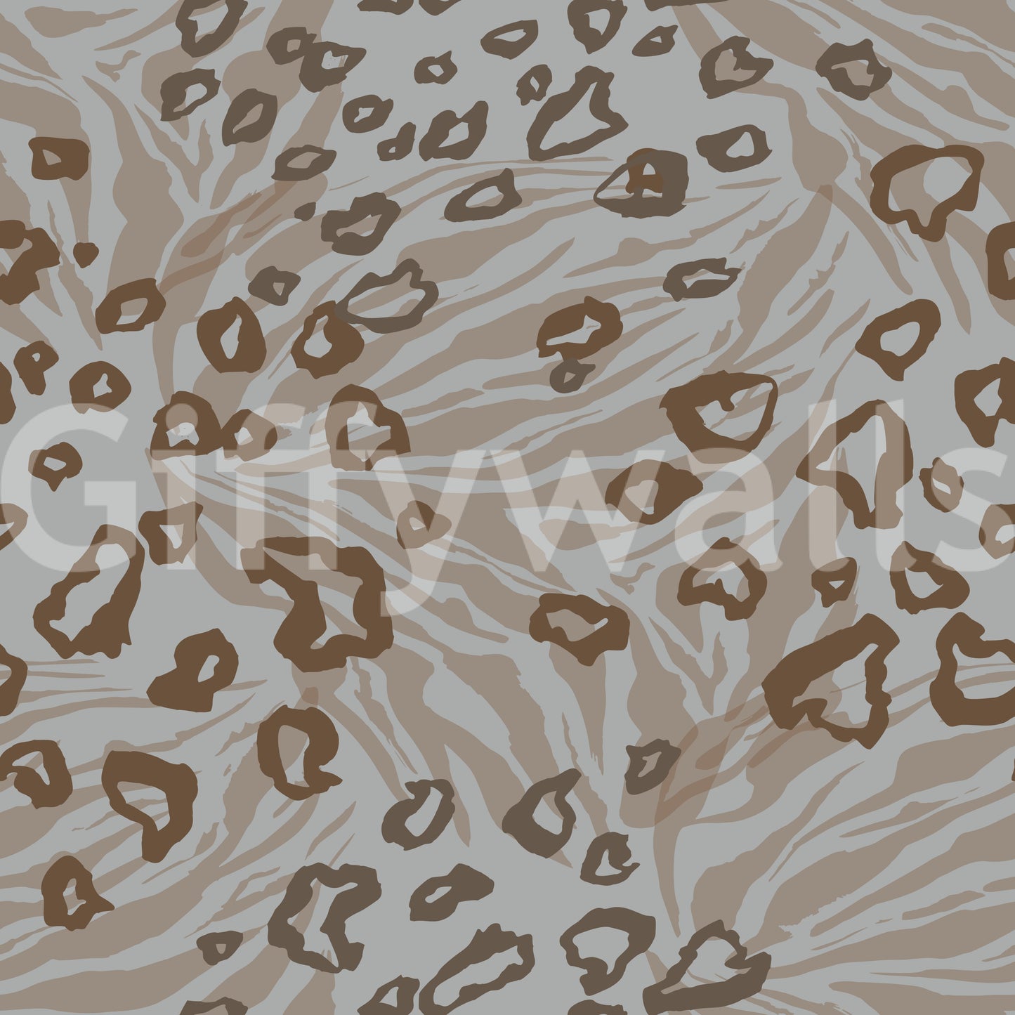 Earth Tones Animalia Wallpaper⁠