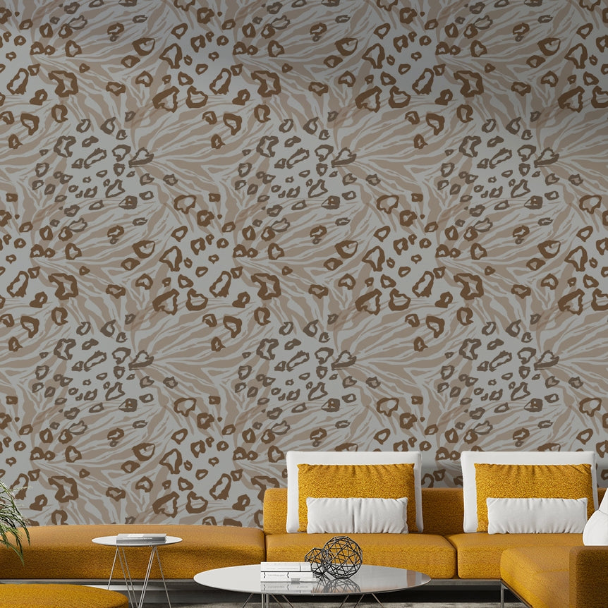 Earth Tones Animalia Wallpaper⁠